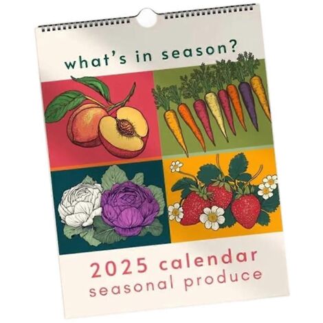 Calendrier 2025 des produits de saison Fruits et légumes (1/5)