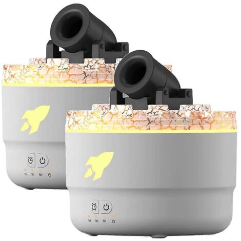 Lot de 2 mini-canons humidificateurs et diffuseurs d'arômes avec 2 modes (1/5)