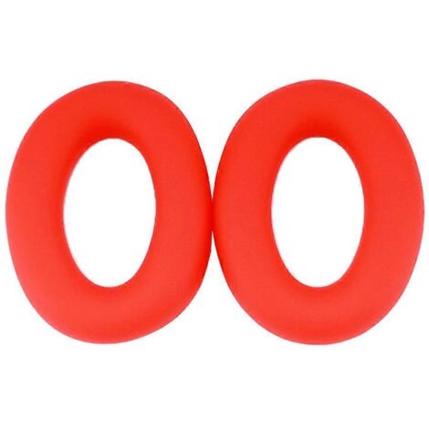 Coussinets d'oreille de rechange pour casque QC rouges (1/5)
