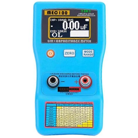 Capacimètre 2 en 1 à sélection automatique de gamme pour basses résistances (1/5)