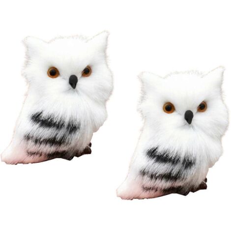 Hibou factice, modèle animal, décoration de Noël (1/5)