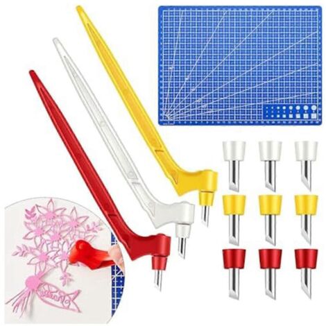Ensemble d'outils de découpe pour loisirs créatifs, outil de découpe gyroscopique rotatif à 360° C (1/5)