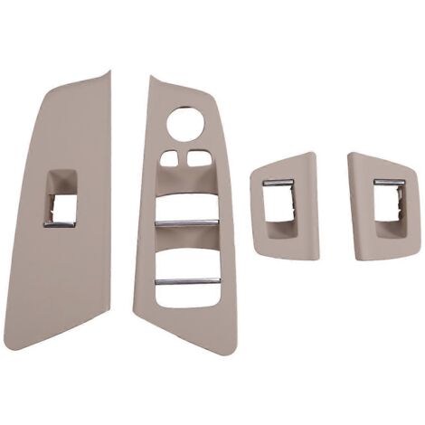Cache-interrupteur de lève-vitre intérieur de porte pour voiture à conduite à gauche, beige (1/5)
