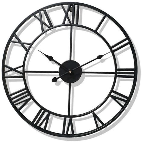 Horloge murale à chiffres romains, horloge rétro décorative (1/5)
