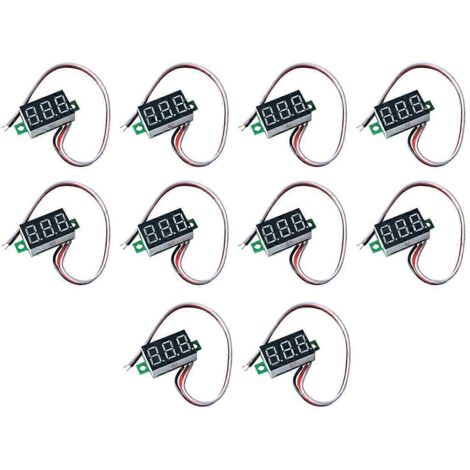 Voltmètre numérique CC à LED 0,36 pouce (1/5)