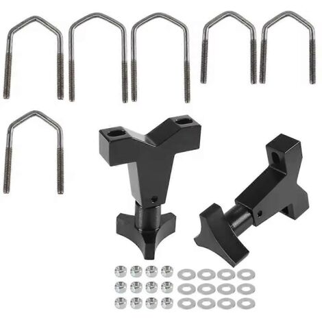 Support universel High Lift 1-2,5 pouces pour galerie de toit JK TJ, C (1/5)