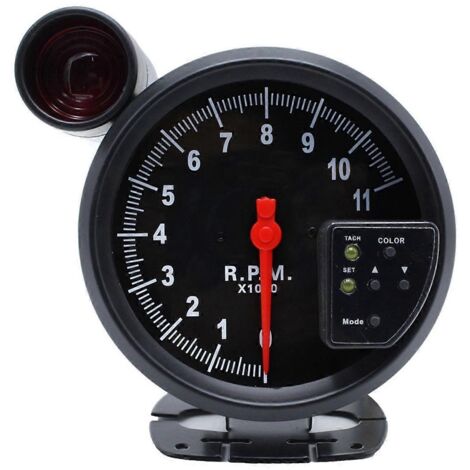 Compteur de régime moteur (moto/voiture) 0-11000 tr/min, couleur variable, numérique
