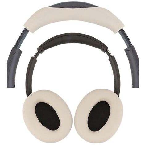 Coussinets d'oreille pour casque WH-CH720N, couleur crème et blanc (1/5)