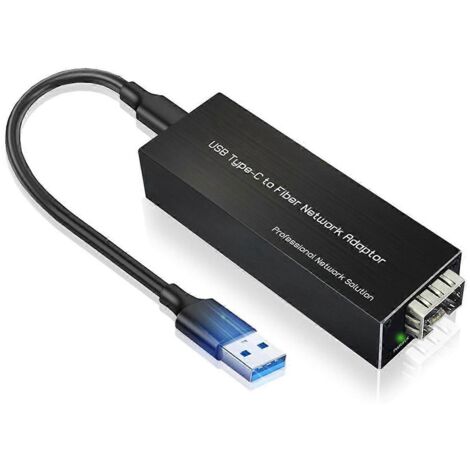 Adaptateur Ethernet Gigabit USB-C vers SFP Type-C vers SFP 1000Base-X (1/5)