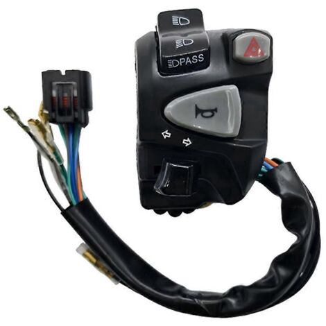Commutateur convertisseur pour moto, compatible avec l'ensemble de commutateurs de guidon VARIO 160. (1/5)