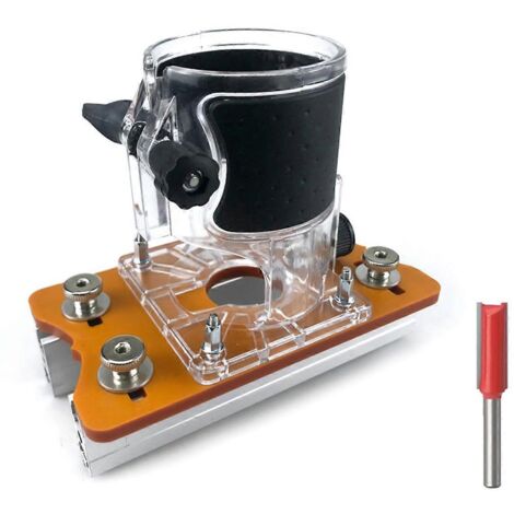 Support de rainurage pour le travail du bois, base de guidage de rainurage pour fixations (1/5)