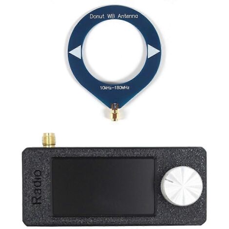 Antenne mini boucle SI4732 10-180 MHz, interface SMA, format radio de poche (1/5)