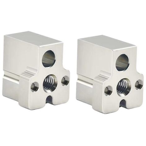 Bloc chauffant en cuivre plaqué CR10 pour pièces d'imprimante 3D, grand débit, lot de 2 (1/5)