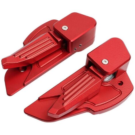 Pédale arrière repliable automatiquement pour Primavera 150 rouge (1/5)