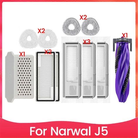 11 pièces de rechange pour robot aspirateur et laveur J5 (1/5)