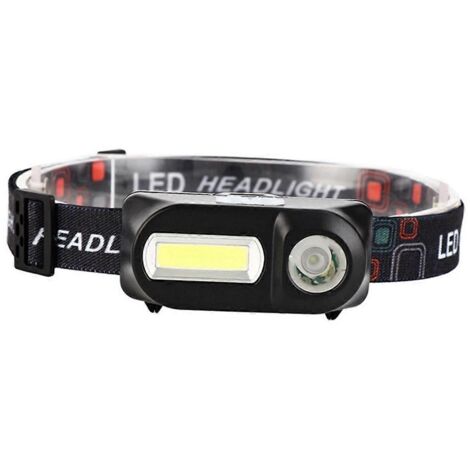 Lampe frontale LED, lampe torche, lampe de secours COB (1/5)