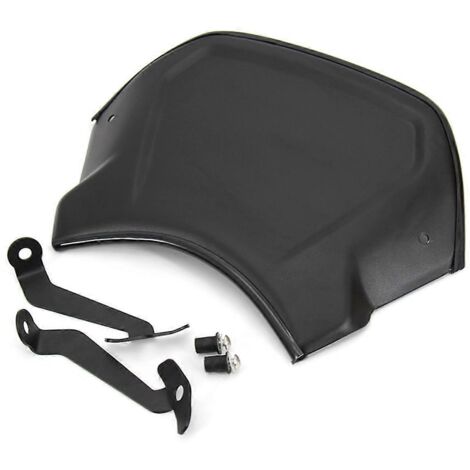 Support de pare-brise avant pour moto, noir (1/5)