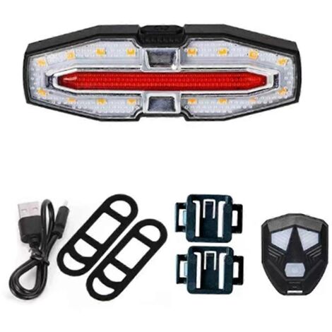 Feu arrière de clignotant avec avertisseur sonore et signal sonore pour trottinette électrique (1/5)