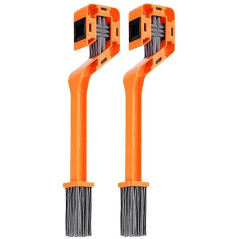 Lot de 2 brosses de nettoyage pour chaîne de moto tout-terrain. (1/5)