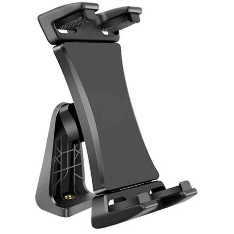 Support trépied universel pour tablette et téléphone avec rotation à 360° et clip de fixation (1/5)
