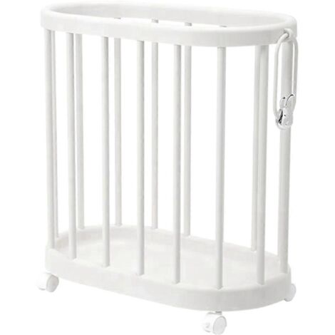 Panier à linge sale grande capacité avec roulettes, mince et polyvalent (1/5)