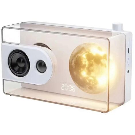 Enceinte Bluetooth M6 Moonlight Music Box compatible carte TF et entrée auxiliaire (AUX). (1/5)