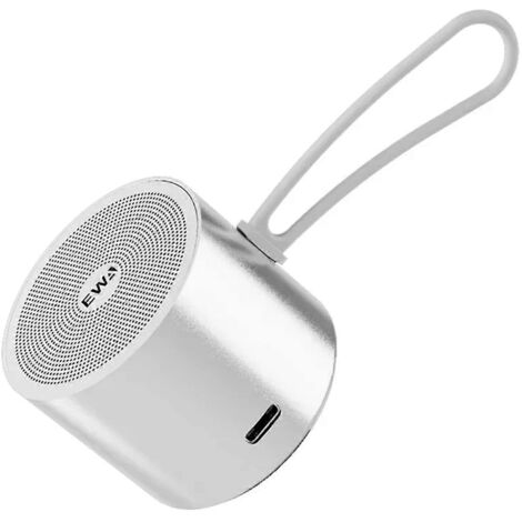 Mini enceinte Bluetooth A127, lecteur de musique stéréo sans fil, argent (1/5)