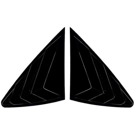 Garniture de volets, persiennes arrière et stores pour voiture, noir brillant (1/5)