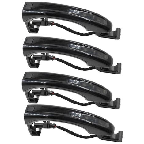 poignées de porte extérieures intelligentes noires 4L0837205A 4L0837207A pour (1/5)