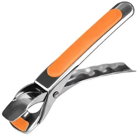 Pince de cuisine en acier inoxydable, pince multifonctionnelle anti-brûlure pour bol, B (1/5)