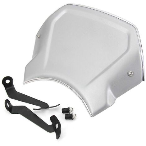 Support de pare-brise avant pour moto, argenté (1/5)