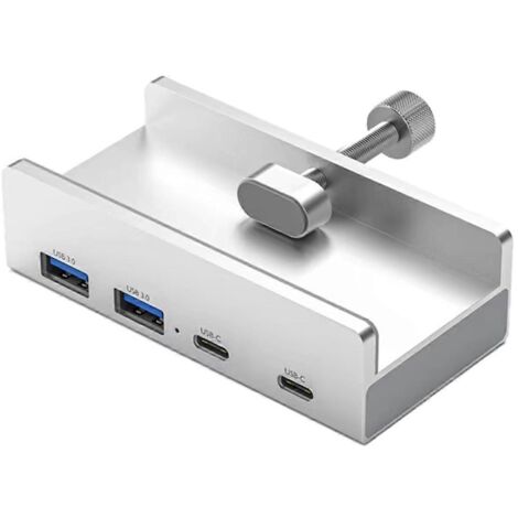 Hub USB 3.2 à 4 ports, répartiteur et adaptateur multi-concentrateur USB 3.2 avec clip, B (1/5)