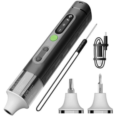 Tournevis sans fil, compatible avec les embouts hexagonaux de 1/4 po et 4 mm (1/5)