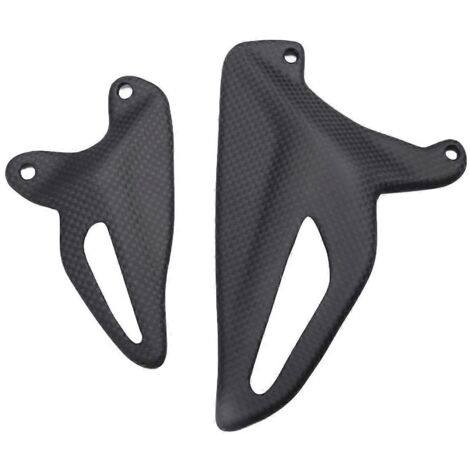 Accessoires en fibre de carbone pour moto, protège-talon pour moto (1/5)