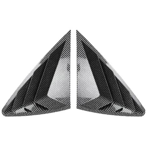 Garniture de volets, persiennes arrière de voiture, stores, cache pour fibre de carbone (1/5)