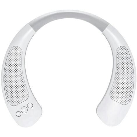 Enceinte sans fil Bluetooth 5.0 à porter autour du cou avec son surround (1/5)