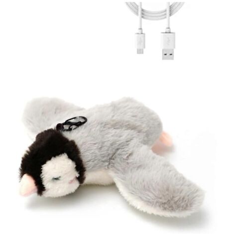 Oiseau interactif pour chat, oiseau qui gazouille, ailes battantes, pingouin (1/5)