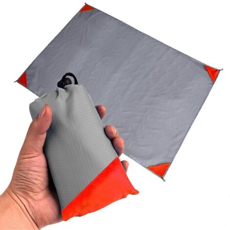 Tapis de camping imperméable, couverture de pique-nique, rouge résistant à l'humidité (1/5)