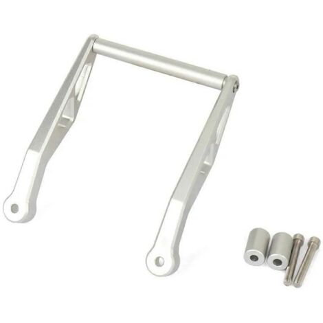 Support de navigation pour moto, GPS et téléphone portable, couleur argent (1/5)