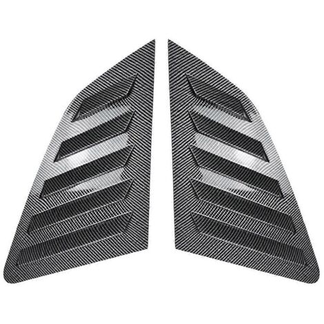 Volets de protection pour voiture, stores, revêtement couleur fibre de carbone (1/5)