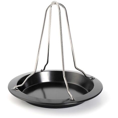 Grille de rôtissage pour poulet avec plaque de cuisson antiadhésive (1/5)