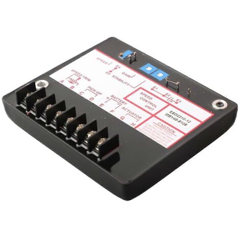 Panneau de commande du régulateur de vitesse du groupe électrogène ESD2210-12 (1/5)