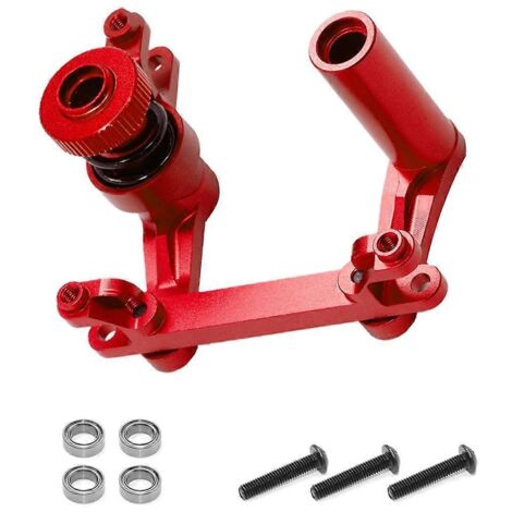 Kit de direction pour voiture RC 1/10 E-/T- - Pièce de rechange rouge (1/5)