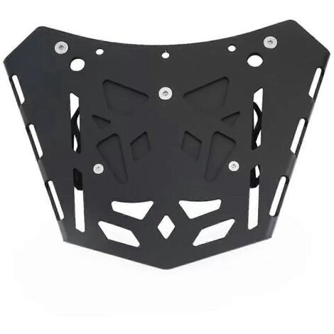 Porte-bagages arrière pour moto, support de coffre de rangement, noir (1/5)