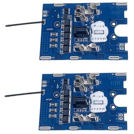 Lot de 2 cartes de protection de batterie 5S 21V 25A pour outil électrique (bleu) (1/5)