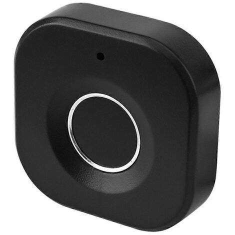 Serrure biométrique à empreinte digitale noire, serrure d'armoire sans clé noire (1/5)