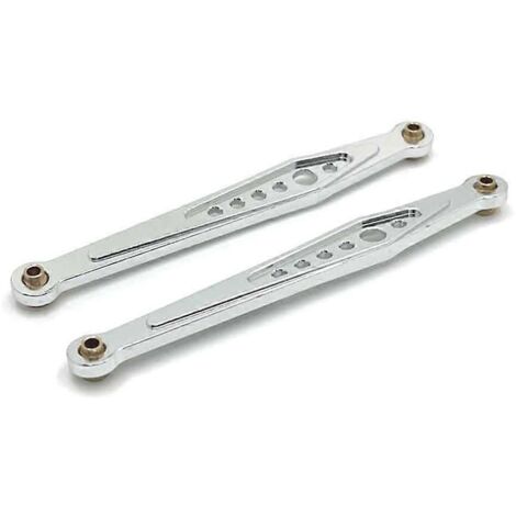 Kit de biellettes de direction arrière fixes pour voiture RC 1/12 (argent) (1/5)