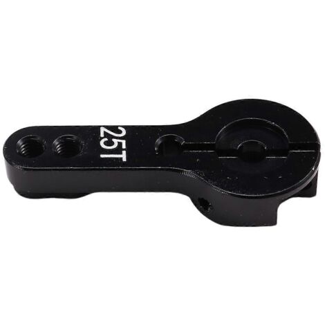Lot de 5 bras de servo RC en métal M3 25T, bras en aluminium 35 mm, noir (1/5)