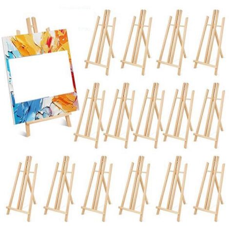 Chevalets de table, support de chevalet pour peinture, couleur bois