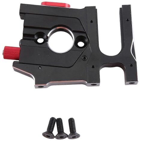 Support moteur coulissant en métal pour voiture RC, noir (1/5)